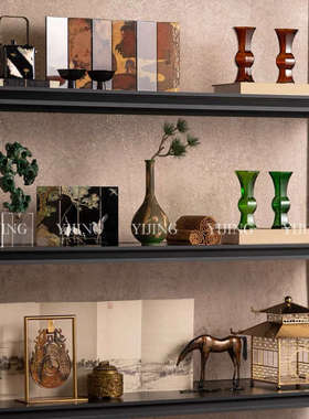 陈列美学艺样板间茶室中式贝子所办组合艺术装饰品新国风公室宋代