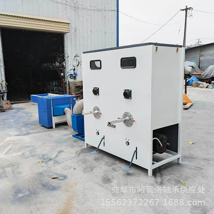 纤维棉珍珠棉开松机 把套挡风被充棉机 双口沙发抱枕充棉机