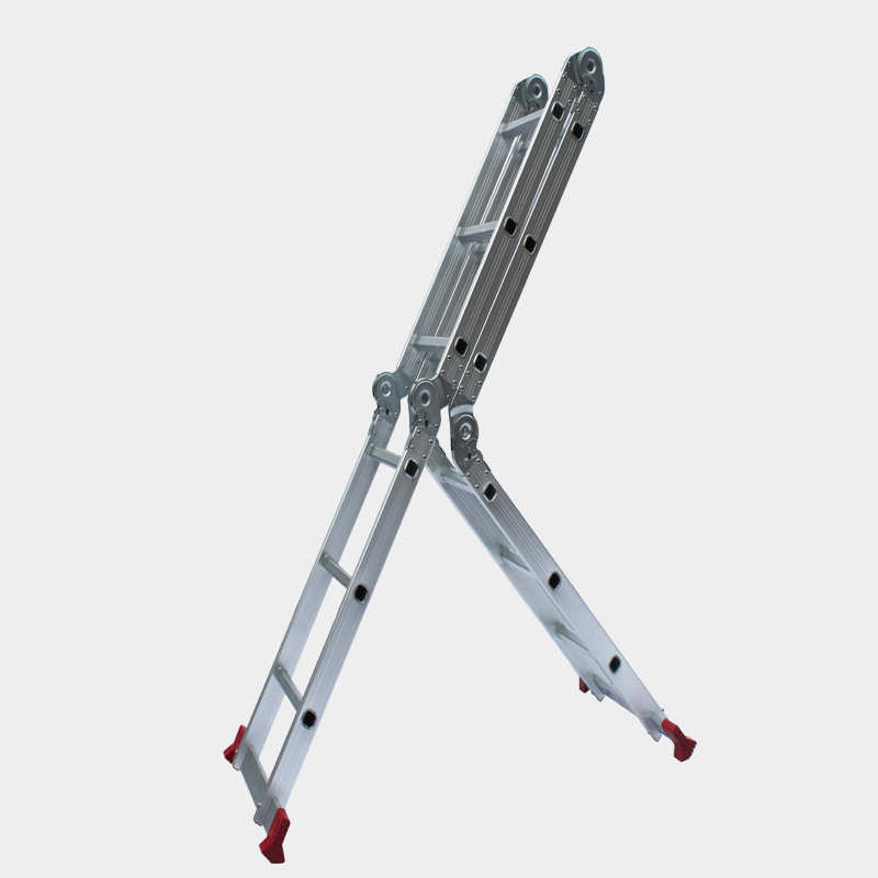 迈登 多功能关节折叠梯子加厚铝合金人字梯 工程梯伸缩梯家用