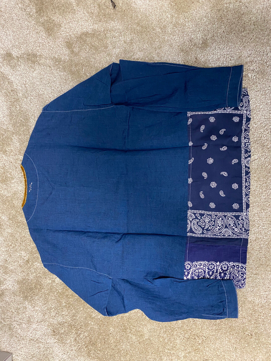 VISVIM 19AW BORDER TUNIC P.O — detail