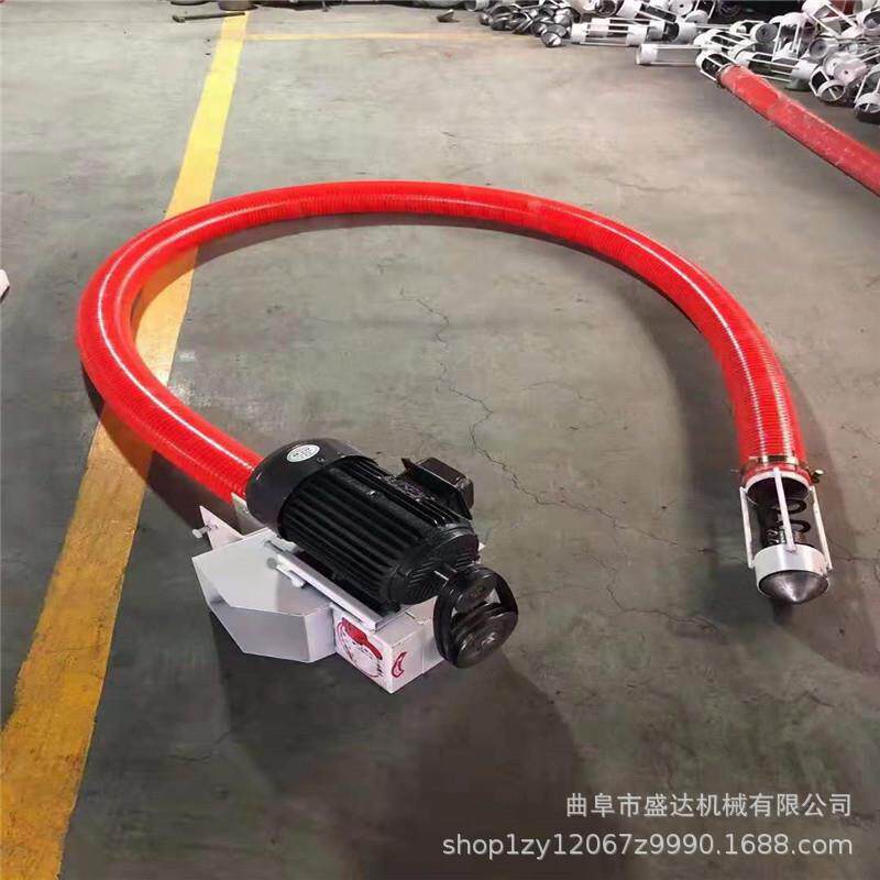 弹簧蛟龙自动化软管吸粮机现货牛筋软管上料机白糖提升机图片