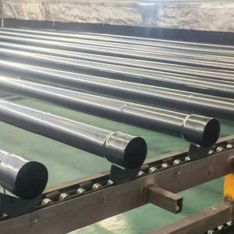 热侵塑穿线钢管高压电力电缆护套管 黑色涂塑复合钢管钢制