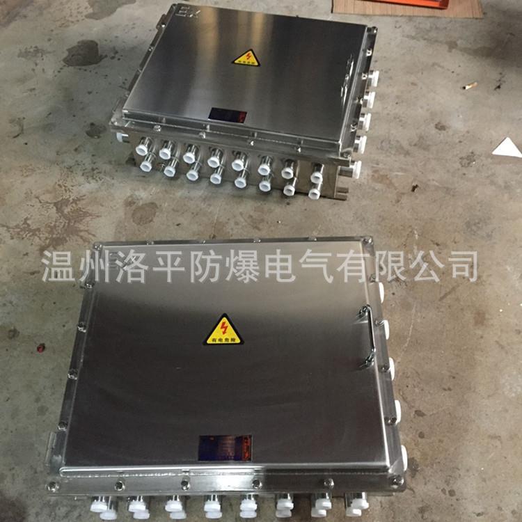 304不锈钢防爆配电箱触摸屏控制柜plc温控仪表照明接线检修空箱体