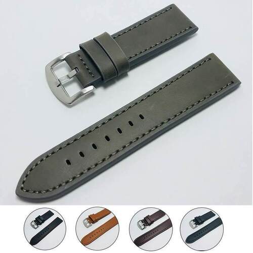 5Color Leather Watch Strap Watches band 22mm 20mm 18mm 24mm