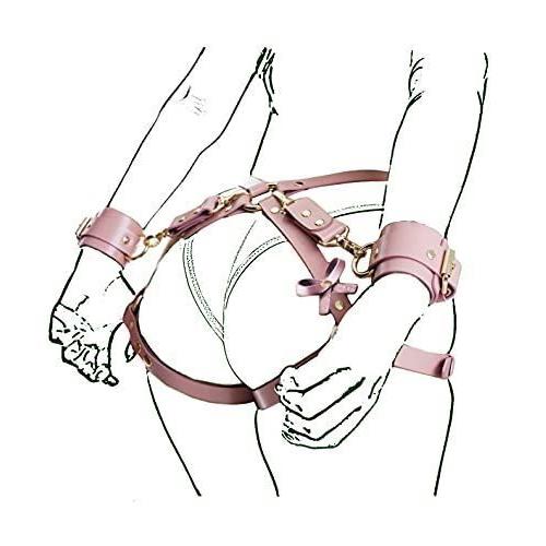 情趣sm反背手铐内裤一体道具调教女朋友大玩具成人束缚捆绑用品小