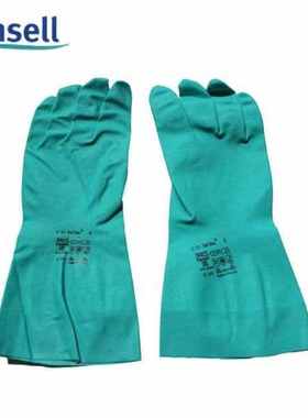 /Ansell37-675丁腈手套加宽型绿色330mm9码144付装