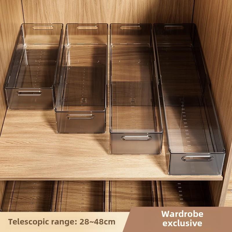 袜子收纳盒内衣抽屉内置分区组织者盒装内衣服装家庭衣柜收纳