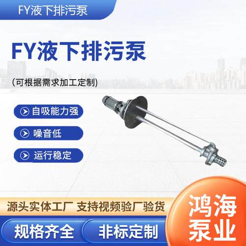 扬程FY液下排污泵不锈钢防爆耐腐蚀液下泵立式提升液下污水泵