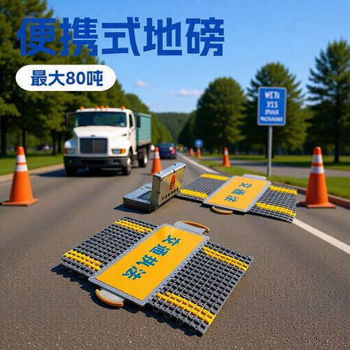 湖南10吨流动简易式地磅称重仪 20吨便携式轮轴仪称重系统 H-W255