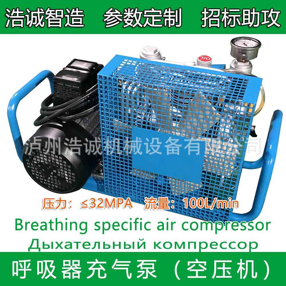 MCH6/ET潜水呼吸 消防呼吸器充气泵30MPA高压打气机高压空压机