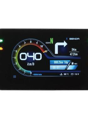 机车仪表奔达燎700液晶TFT全液晶数字数码仪表BX-T-26TA1-1S