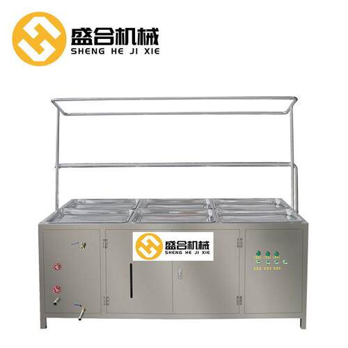 腐竹油皮机器盛合手工腐竹油皮机全套蒸汽加热成型
