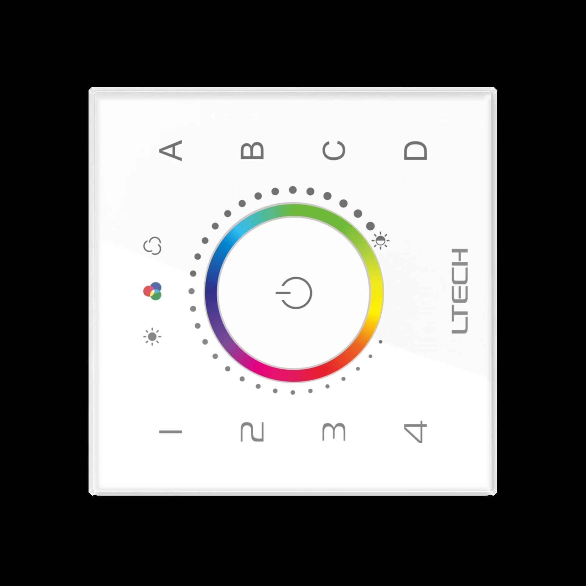 Ltech雷特DALI调光器控制器EDA1 EDA2 EDT3 EDT4 E6-DA1触摸面板