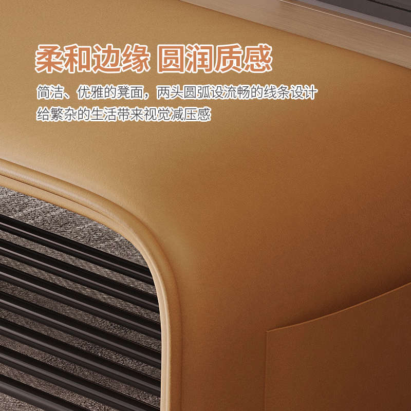 矮凳家用门口鞋柜一体长条凳子客厅茶几沙发脚凳可收纳入户换鞋凳