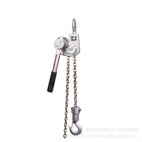 P-6000铝合金手板葫芦电力手动拉紧器手板紧线器起重工具