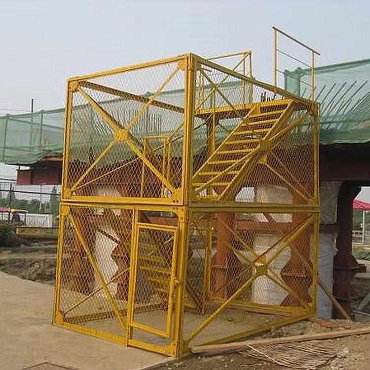 建筑施工安全梯笼 路桥施工封闭式安全梯笼爬梯 基坑爬梯