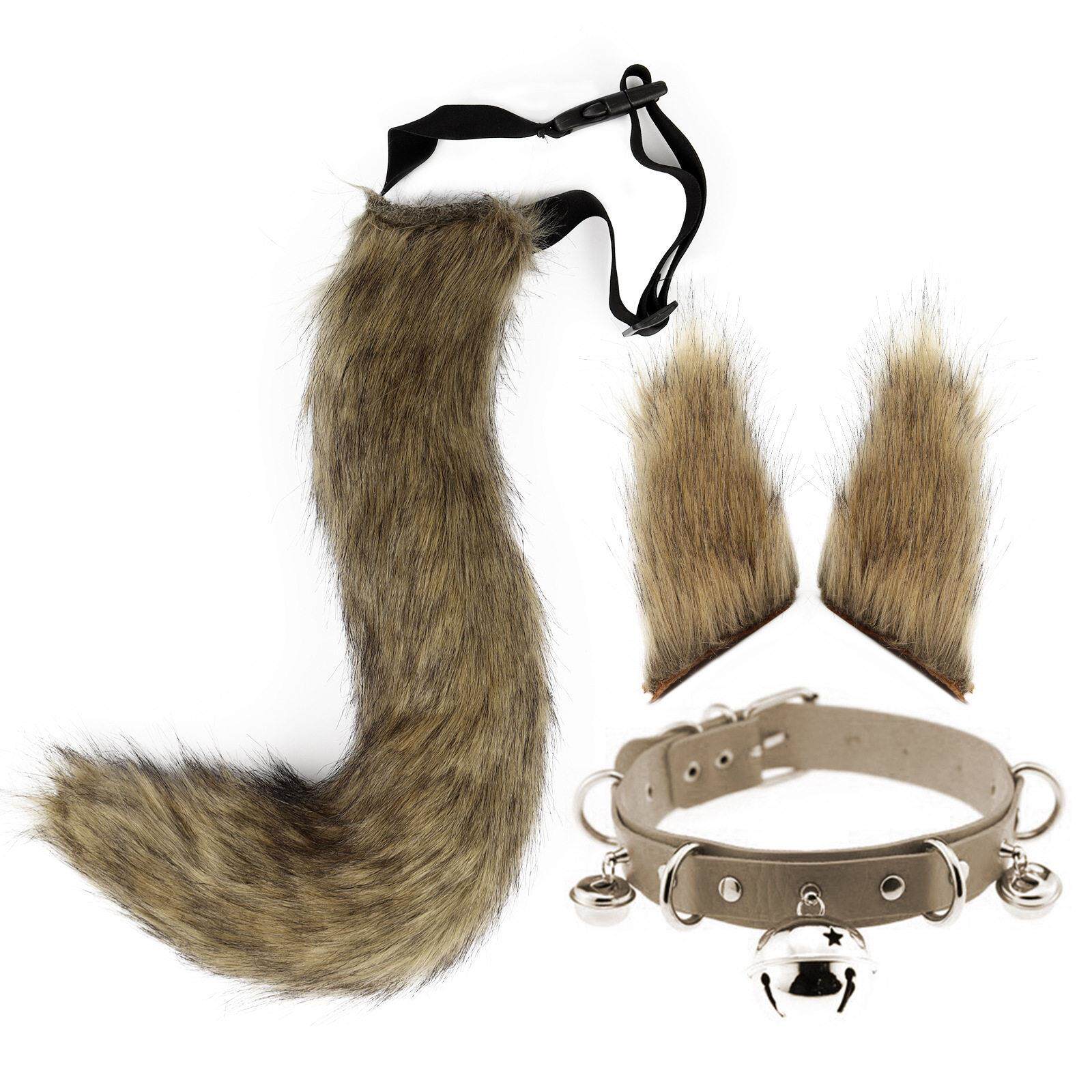 Halloween costume animal ears and tail accessories