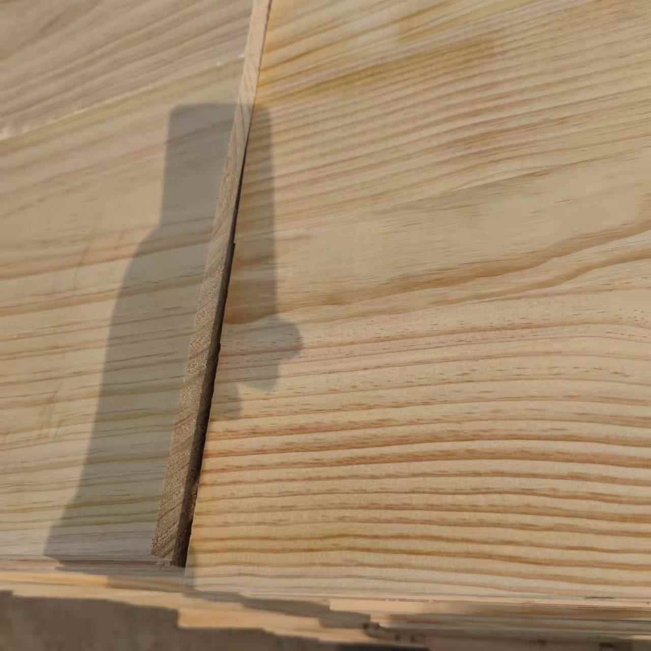 北红橡直拼板din美gz5mm0mm橡木木板实木餐桌面办公桌茶桌LXM-面