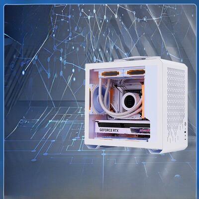 玩嘉T02mini手提小机箱MATX紧凑型台式机240水冷电脑ITX桌面便携