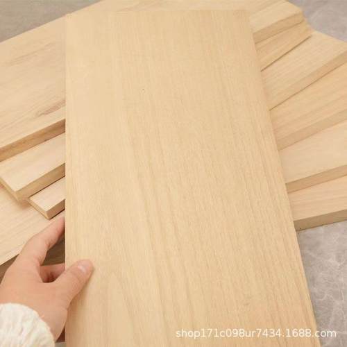 桐木一字板木板材分层桌面隔板家具板家用装修实木板木板