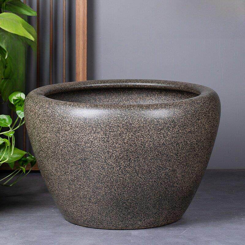 陶瓷缸彷石金鱼盆古法养鱼缸睡莲碗莲阳台庭院大缸深缸水缸荷花盆