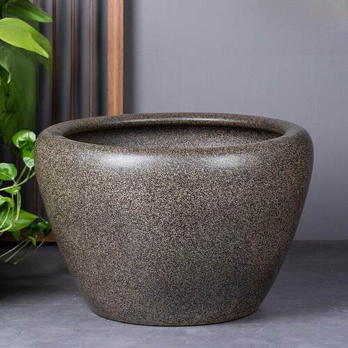 陶瓷缸彷石金鱼盆古法养鱼缸睡莲碗莲阳台庭院大缸深缸水缸荷花盆