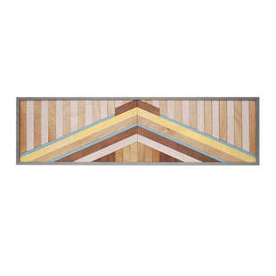 实木拼画复古客厅沙发背景墙装饰画大气样板间艺术壁画新中式木制