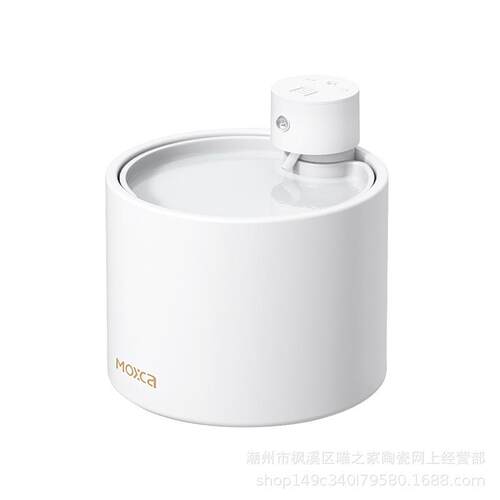 梦享家宠物猫咪智能陶瓷恒温饮水机流动不插电无线狗喝