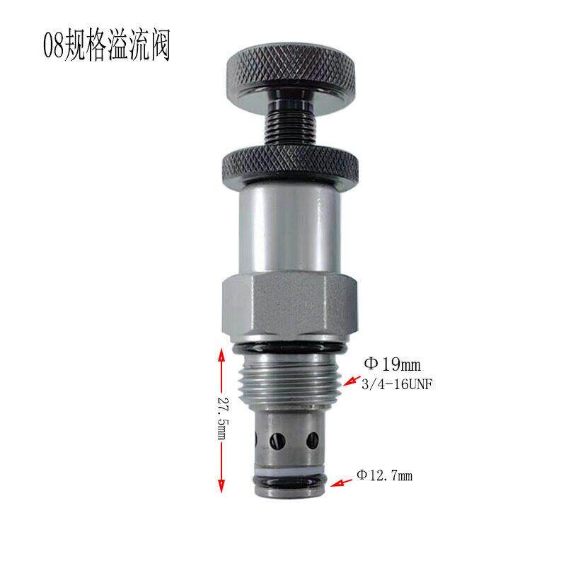 液压溢流阀CRV08.10.CCV02.04压力阀可调螺纹插装阀手动调节压力