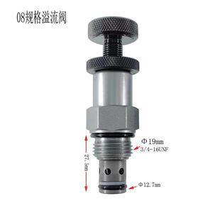 液压溢流阀CRV08.10.CCV02.04压力阀可调螺纹插装阀手动调节压力