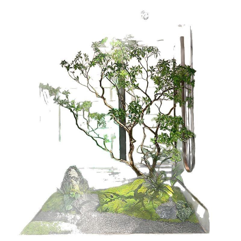 马醉木橱窗植物绿植造景室内软装仿真装饰树大型假树简约景观