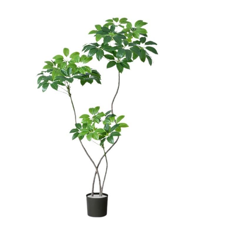 仿真绿植大叶伞假植物高端轻奢客厅装饰树室内大型盆栽落地摆件