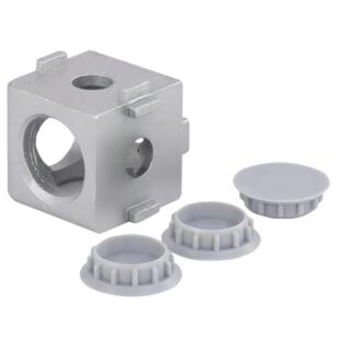 4545铝质直角度连接件配件 4040 三通直角件铝型材角码 3030