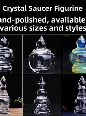 采购产品原矿水晶手工文物宝塔，宝塔饰品，储存文物瓶，Gawu盒，