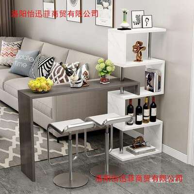 简易酒家用吧台桌小型吧断台桌子靠墙客123123厅玄关隔创意阳柜吧