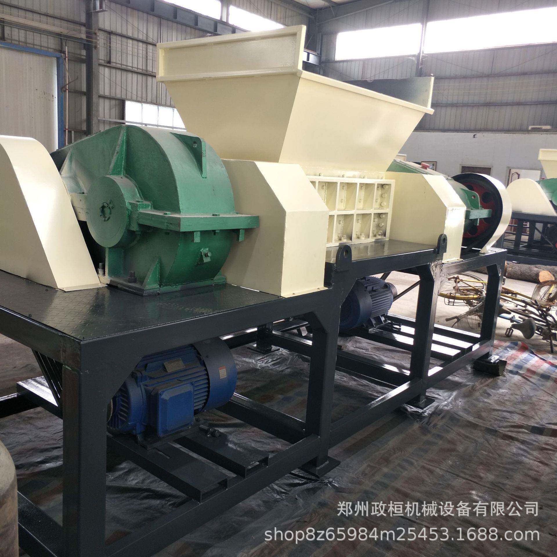 厂家直销大型废旧家具沙发撕碎机废旧钢丝床垫双轴撕碎机价格