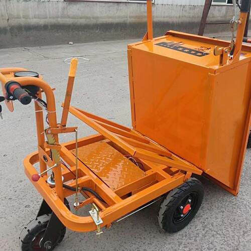 矿用手推翻斗车 小型物料转运车 灵活便捷卸料快