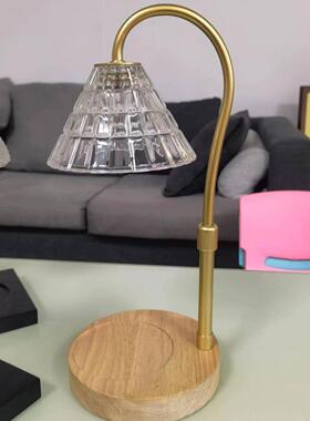 轻奢调光大理石融蜡灯定时香薰蜡烛个性台灯 candle warmer lamp
