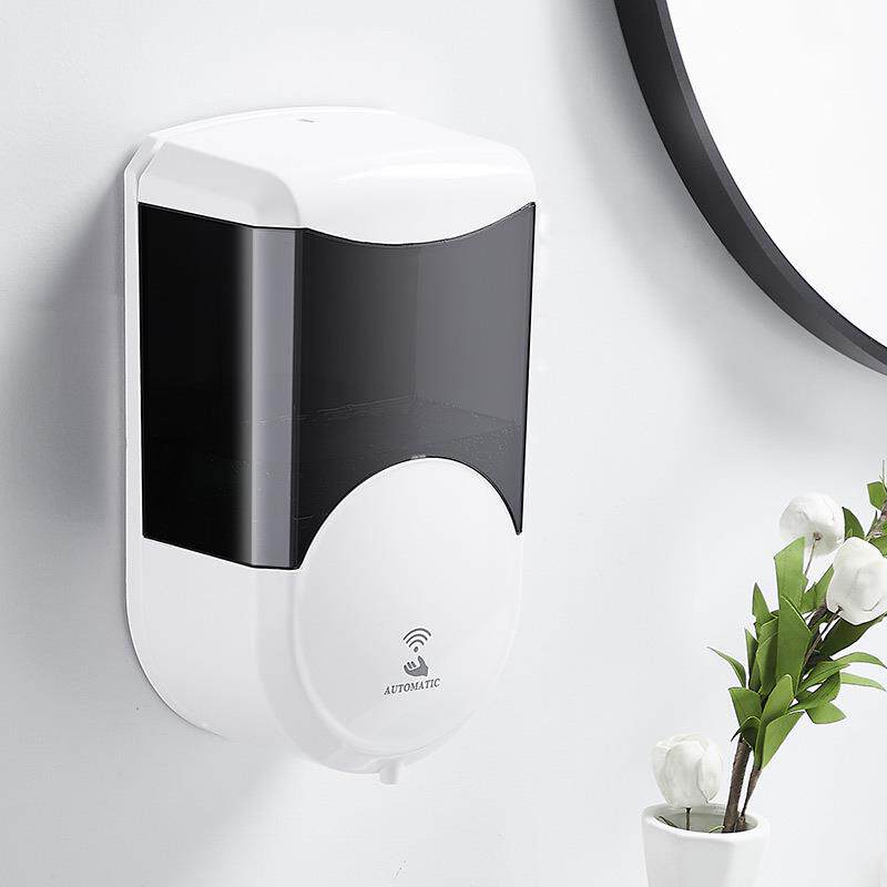 免打孔自动感应皂液器酒店厕所洗手液家用卫生间壁挂智能洗手液瓶
