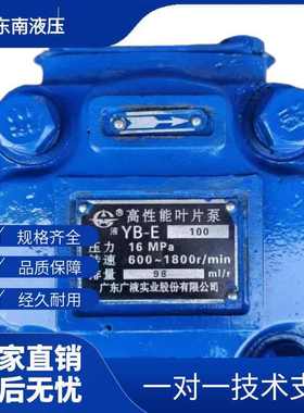 80液yb200//125160///1663-广//10025//40/e850叶片泵广东泵油
