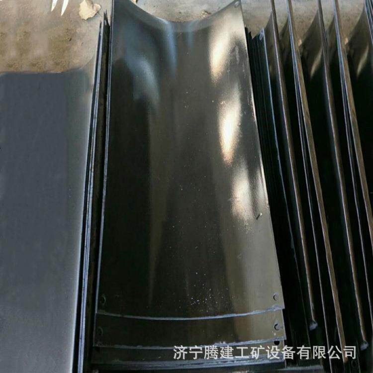 矿用搪瓷溜槽 500*1000U型溜煤板煤溜子 光滑耐磨双面煤搪瓷溜槽