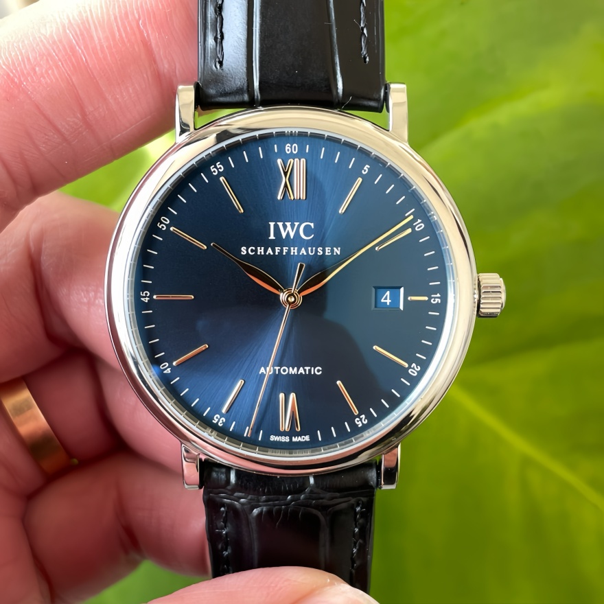 盒证[9.8新]IWC万国表柏涛菲诺系列钢自动机械男表IW356523时尚款