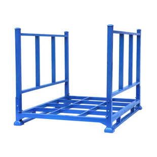 折叠堆叠架堆垛架巧固架重型库房托盘布匹布存放金属周转移动货架