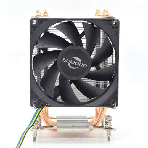 SUMOND电脑主板侧塔式4铜管9CM风扇无光效风冷CPU散热器i5-2500