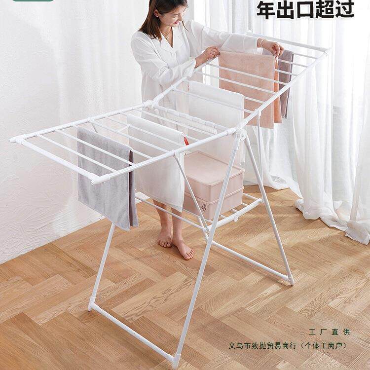 晾衣架落地折叠家用室内不锈钢衣架阳台婴儿晒衣架凉衣架晾晒洗护