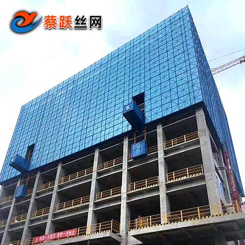 工地高层架施米工字冲孔爬架网镀锌坠冲孔钢板网脚手架安定制全防