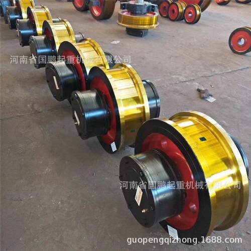 直径600*150mm提料机岸桥机轮双梁行车单边双边行走驱动轮