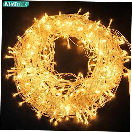 220V LED Fairy Light Christmas Outdoor String Lights Garland
