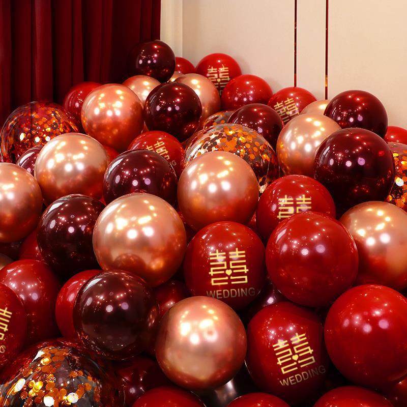 结婚气球红色女方婚房装饰场景布置套装订婚房间婚礼婚庆用品大全,节庆用品/礼品,气球,淘宝优惠券,粉丝福利购,淘宝优惠卷