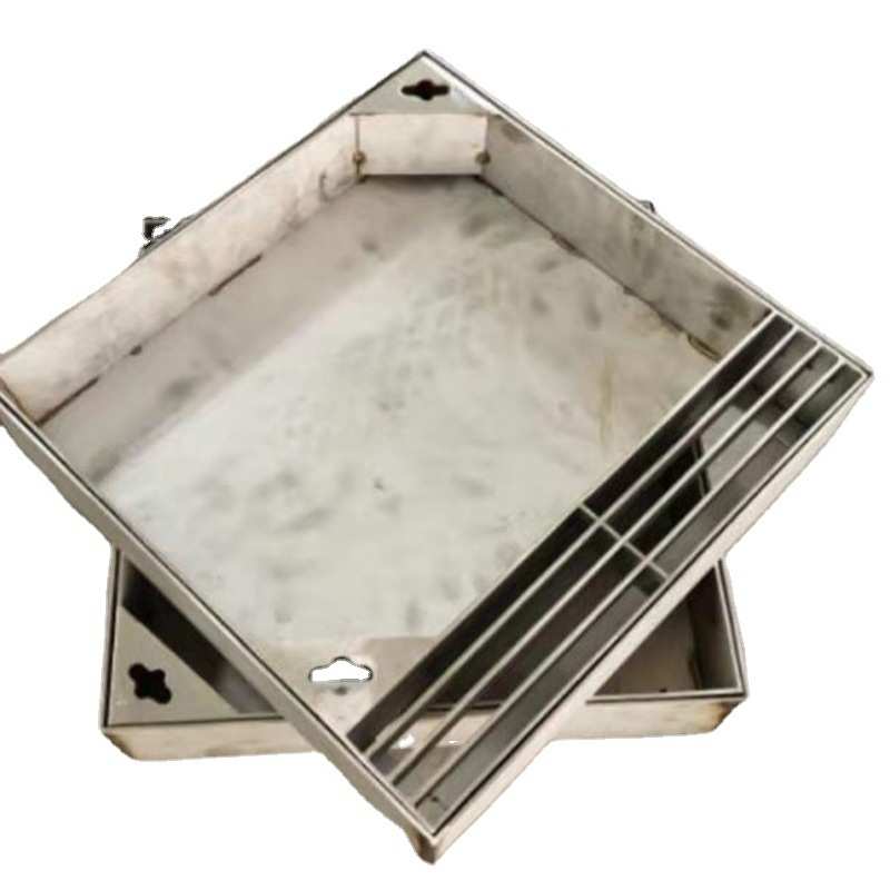 304不锈钢装饰井盖 201水道污水沉式不锈钢隐形井盖厂家订造